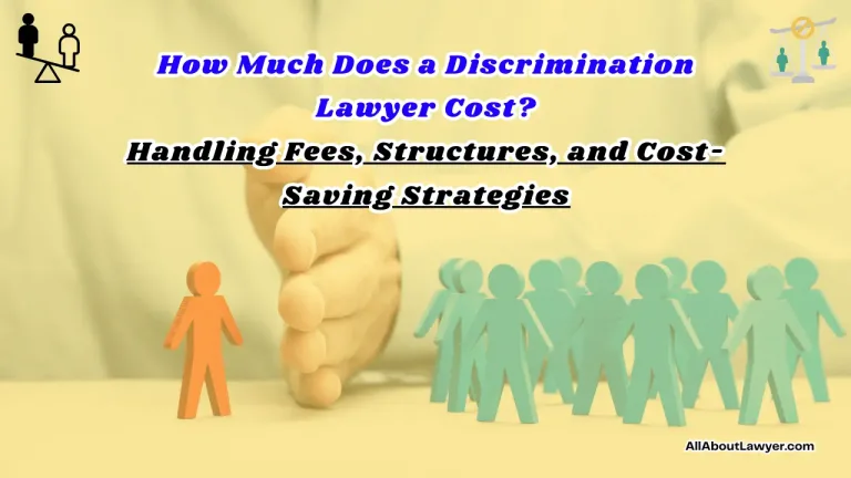 How Much Does a Discrimination Lawyer Cost Handling Fees Structures, and Cost-Saving Strategies