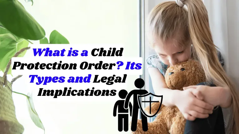 What is a Child Protection Order? Its Types and Legal Implications