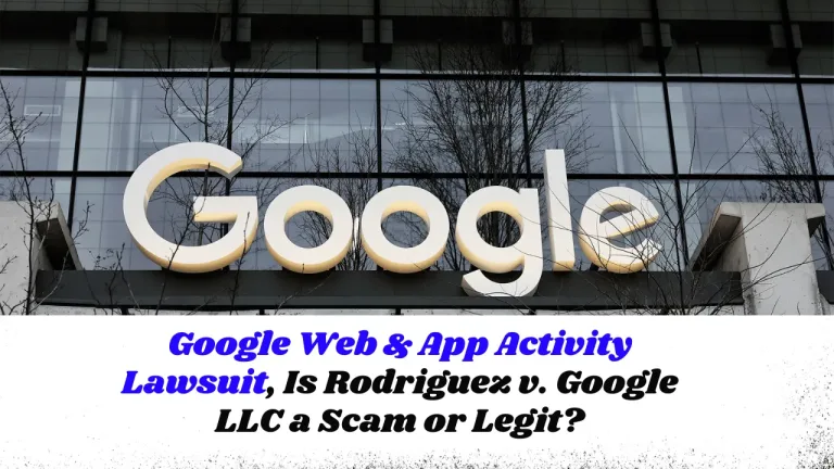 Google Web & App Activity Lawsuit, Is Rodriguez v. Google LLC a Scam or Legit?