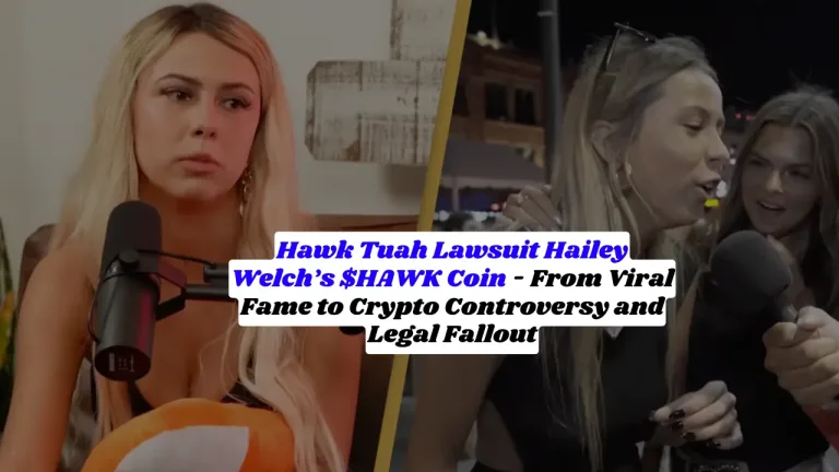 Hawk Tuah Lawsuit Hailey Welch’s $HAWK Coin - From Viral Fame to Crypto Controversy and Legal Fallout