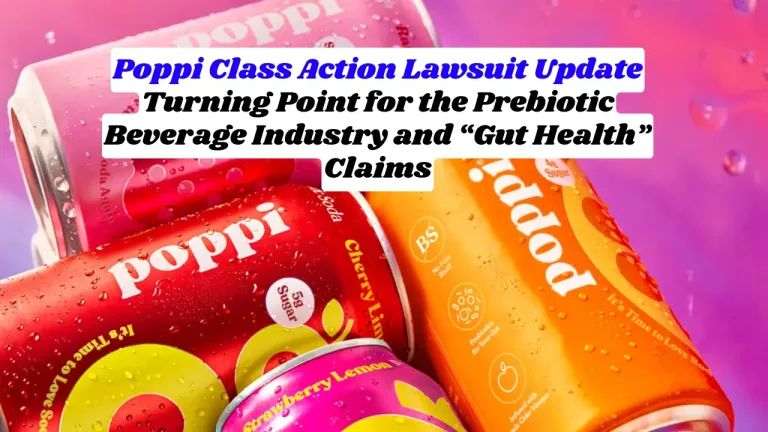 Poppi Class Action Lawsuit Update Turning Point for the Prebiotic Beverage Industry and “Gut Health” Claims