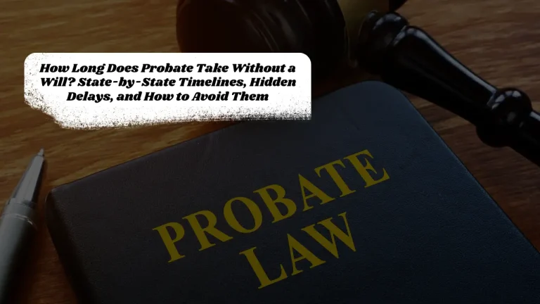 How Long Does Probate Take Without a Will? State-by-State Timelines, Hidden Delays, and How to Avoid Them