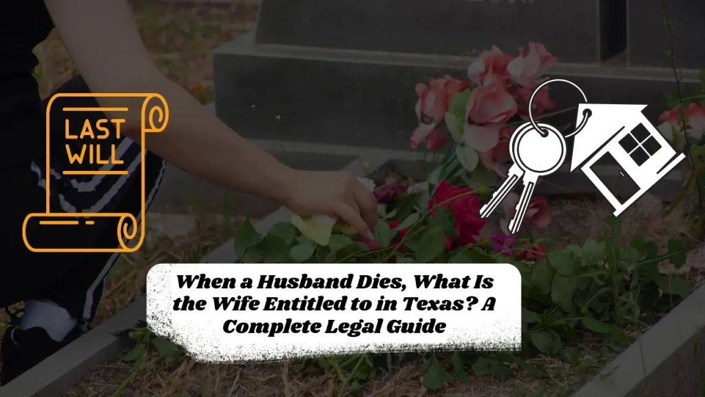 When a Husband Dies, What Is the Wife Entitled to in Texas? A Complete Legal Guide