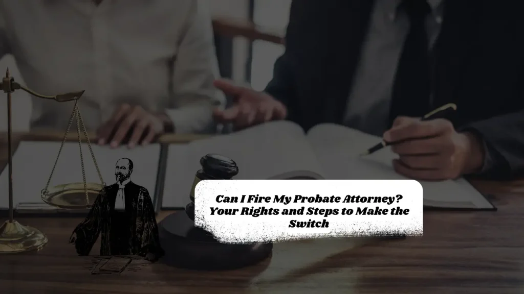 Can I Fire My Probate Attorney? Your Rights and Steps to Make the Switch