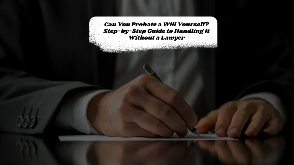 Can You Probate a Will Yourself? Step-by-Step Guide to Handling It Without a Lawyer