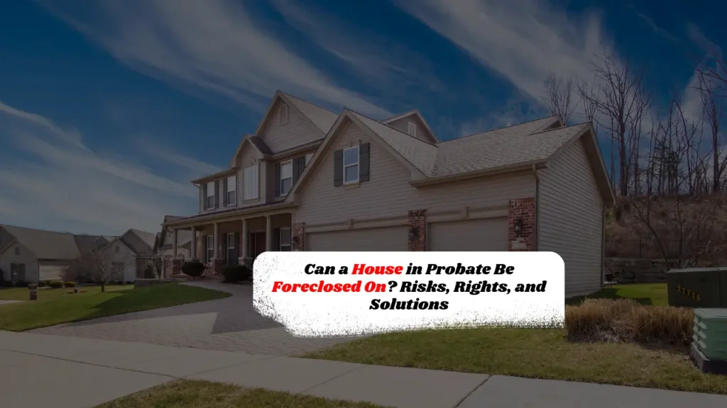 Can a House in Probate Be Foreclosed On? Risks, Rights, and Solutions