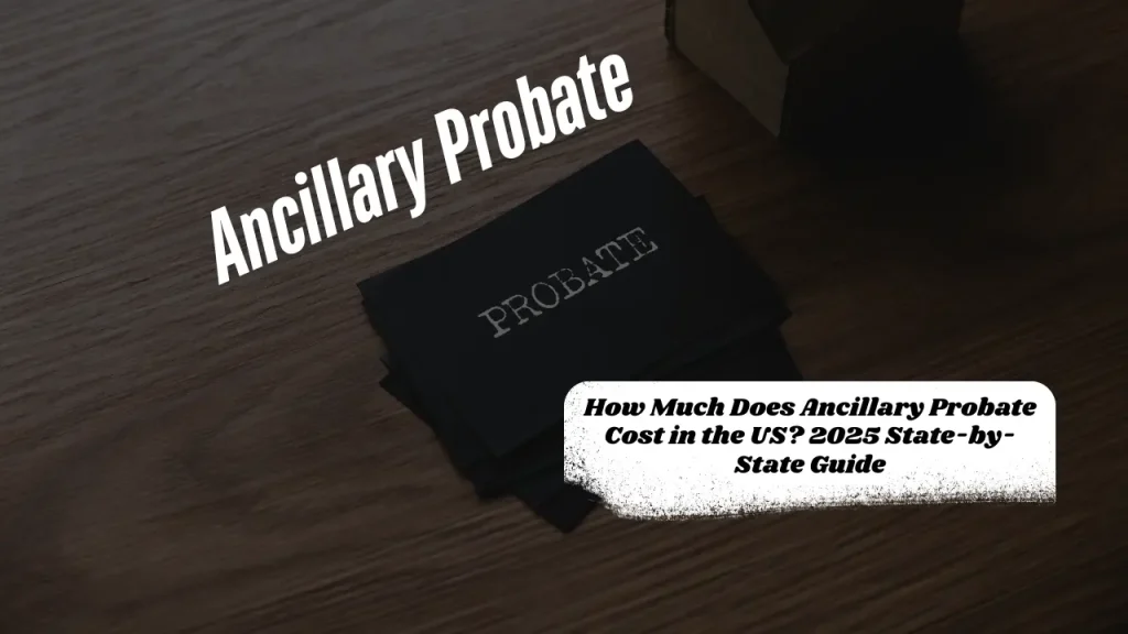 How Much Does Ancillary Probate Cost in the US? 2025 State-by-State Guide