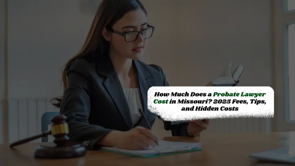 How Much Does a Probate Lawyer Cost in Missouri? 2025 Fees, Tips, and Hidden Costs