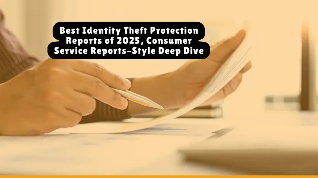 Best Identity Theft Protection Reports of 2025, Consumer Service Reports–Style Deep Dive