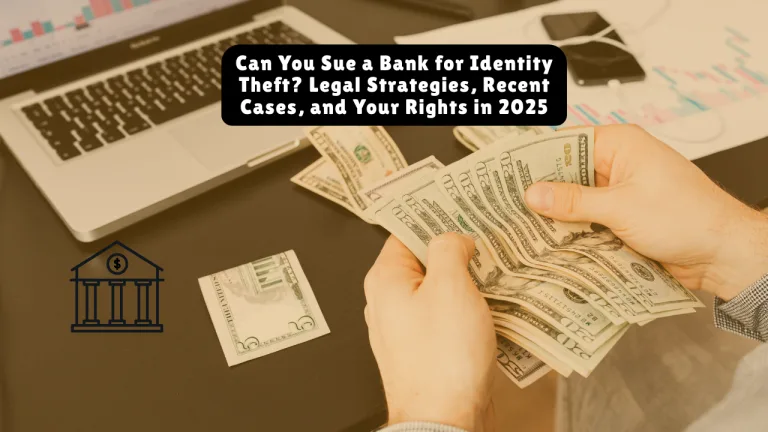 Can You Sue a Bank for Identity Theft? Legal Strategies, Recent Cases, and Your Rights in 2025 1 Can You Sue a Bank for Identity Theft? Legal Strategies, Recent Cases, and Your Rights in 2025
