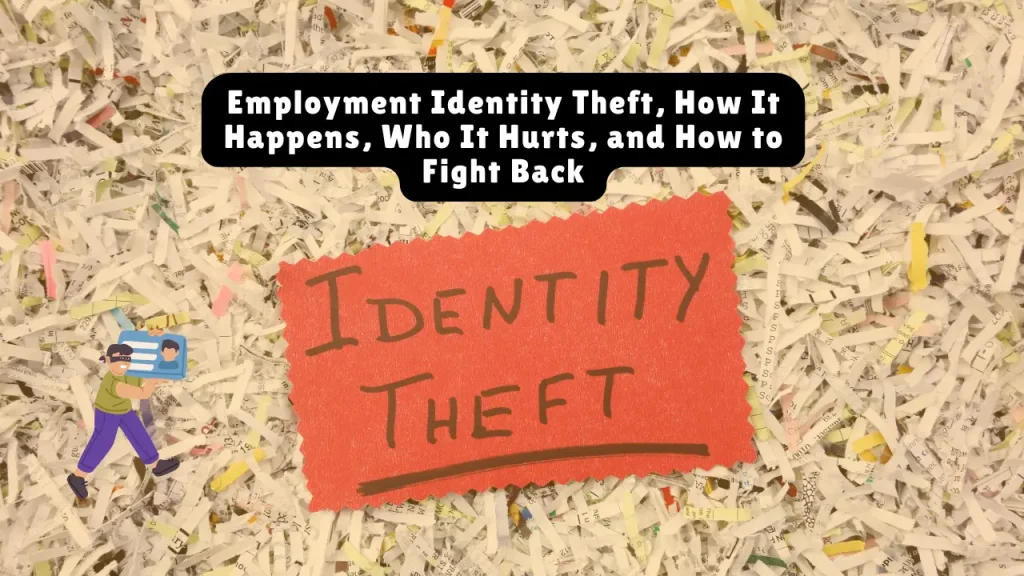 Employment Identity Theft, How It Happens, Who It Hurts, and How to Fight Back