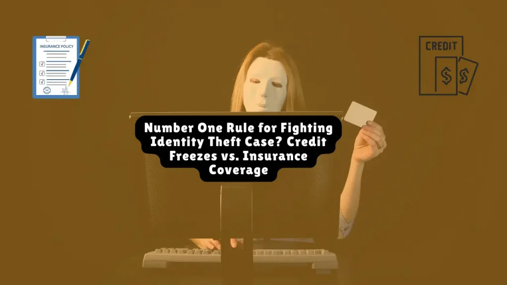 Number One Rule for Fighting Identity Theft Case? Credit Freezes vs. Insurance Coverage