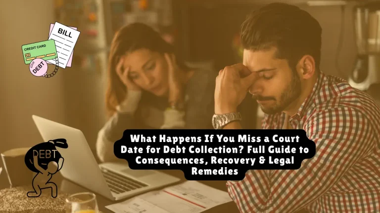 What Happens If You Miss a Court Date for Debt Collection? Full Guide to Consequences, Recovery & Legal Remedies