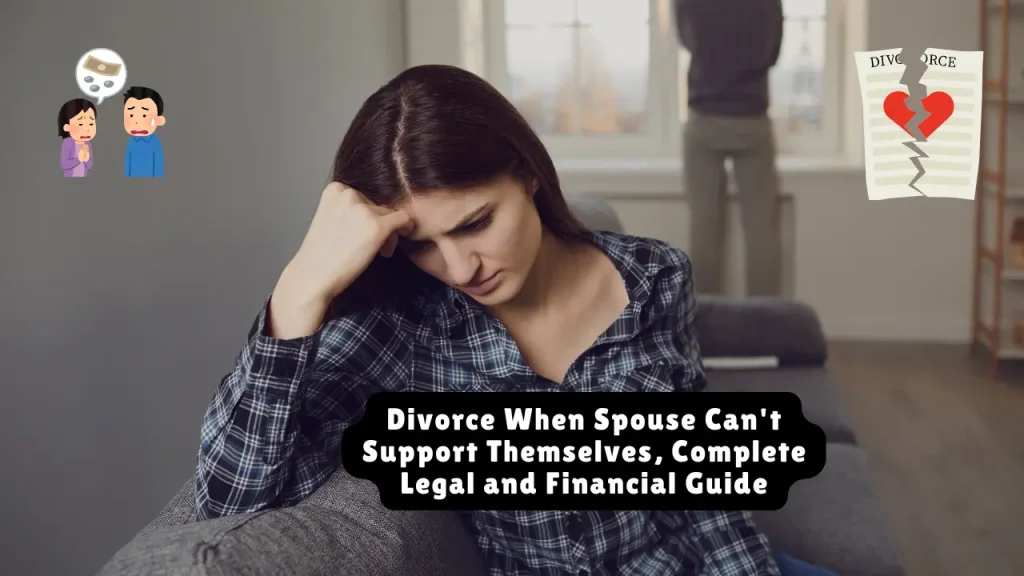 Divorce When Spouse Can't Support Themselves, Complete Legal and Financial Guide
