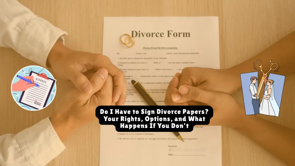 Do I Have to Sign Divorce Papers? Your Rights, Options, and What Happens If You Don’t