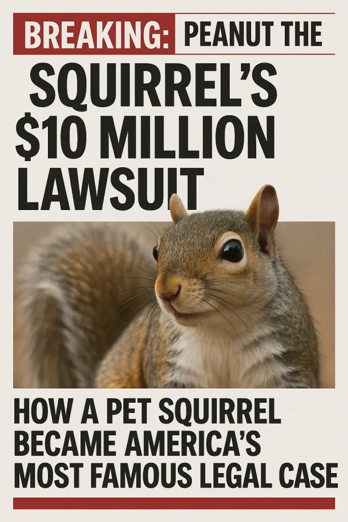 Breaking, Peanut the Squirrel's $10 Million Lawsuit - How a Pet Squirrel Became America's Most Famous Legal Case
