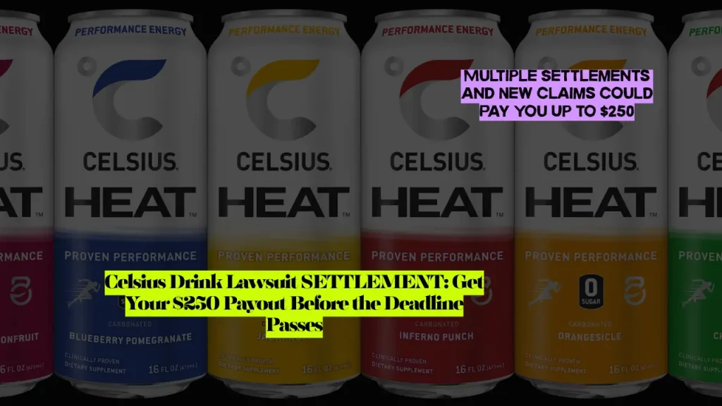 Celsius Drink Lawsuit SETTLEMENT, Get Your $250 Payout Before the Deadline Passes