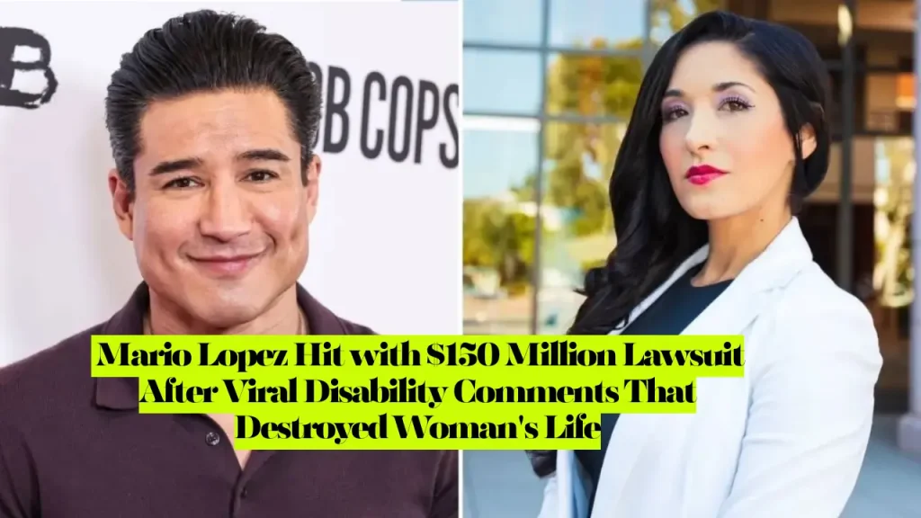 Mario Lopez Hit with $150 Million Lawsuit After Viral Disability Comments That Destroyed Woman's Life 2 Mario Lopez Hit with $150 Million Lawsuit After Viral Disability Comments That Destroyed Woman's Life