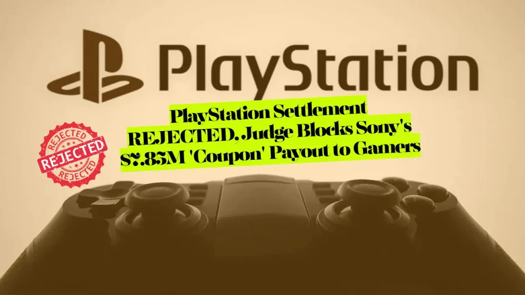 PlayStation Settlement REJECTED, Judge Blocks Sony's $7.85M 'Coupon' Payout to Gamers