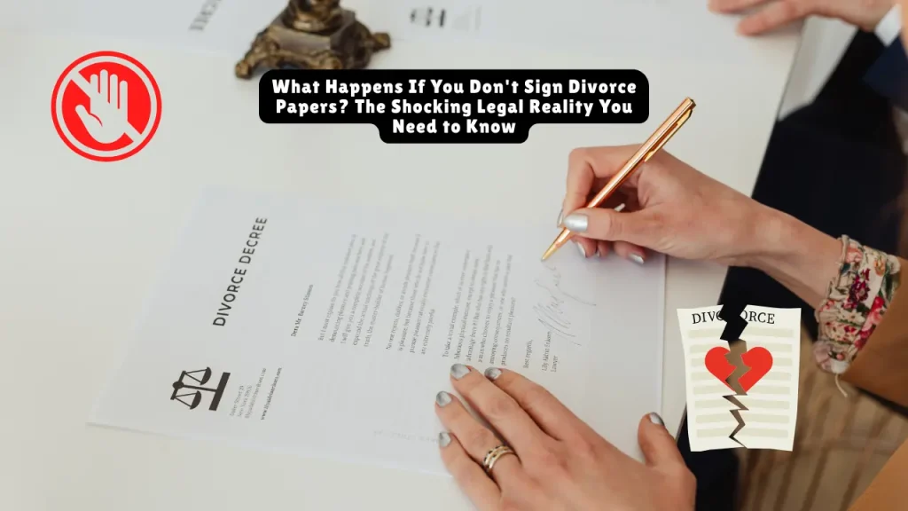 What Happens If You Don't Sign Divorce Papers? The Shocking Legal Reality You Need to Know