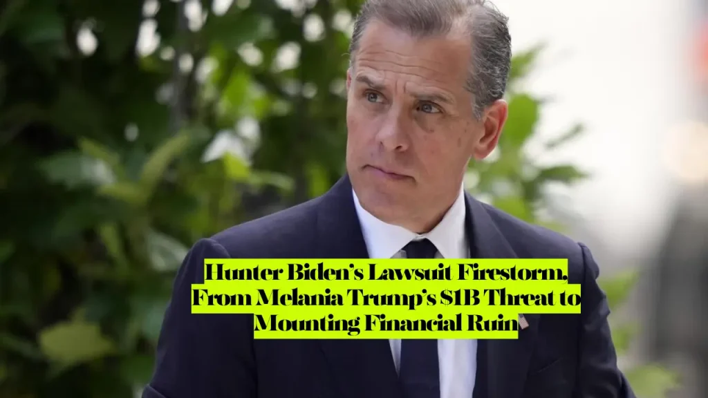 Hunter Biden’s Lawsuit Firestorm, From Melania Trump’s $1B Threat to Mounting Financial Ruin 1 Hunter Biden’s Lawsuit Firestorm, From Melania Trump’s $1B Threat to Mounting Financial Ruin