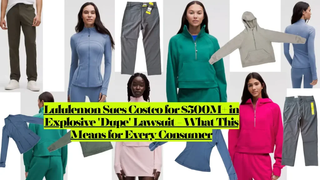 Lululemon Sues Costco for $500M+ in Explosive 'Dupe' Lawsuit - What This Means for Every Consumer