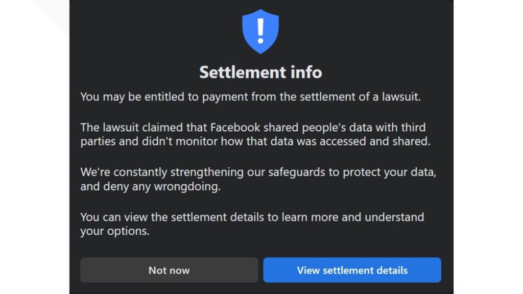 Facebook Class Action Lawsuit Payout Settlement Checks Finally Going Out - $725 Million Payout Has Begun 2 Facebook Class Action Lawsuit Payout Settlement Checks Finally Going Out - $725 Million Payout Has Begun