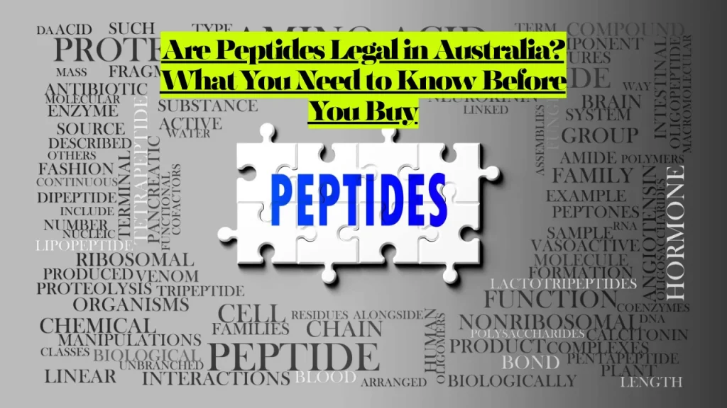Are Peptides Legal in Australia? What You Need to Know Before You Buy 1 Are Peptides Legal in Australia? What You Need to Know Before You Buy