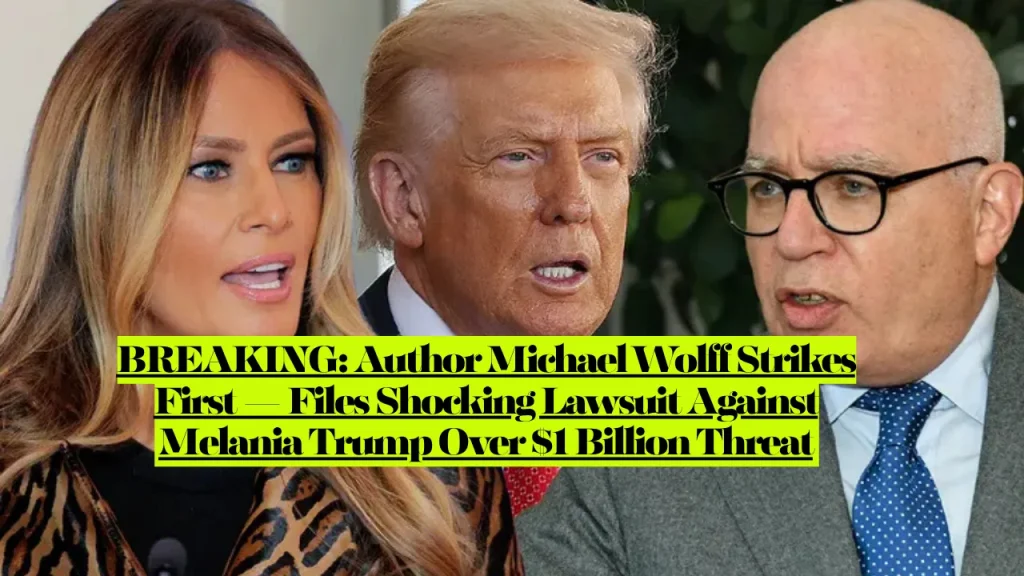 BREAKING, Author Michael Wolff Strikes First Files Shocking Lawsuit Against Melania Trump Over $1 Billion Threat 1 BREAKING, Author Michael Wolff Strikes First Files Shocking Lawsuit Against Melania Trump Over $1 Billion Threat