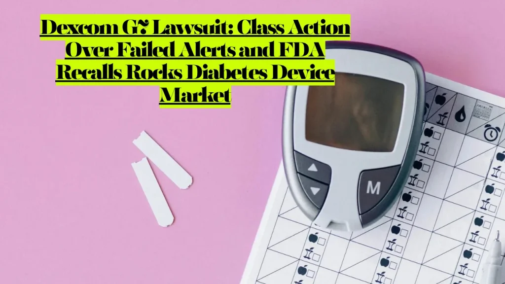 Dexcom G7 Lawsuit, Class Action Over Failed Alerts and FDA Recalls Rocks Diabetes Device Market