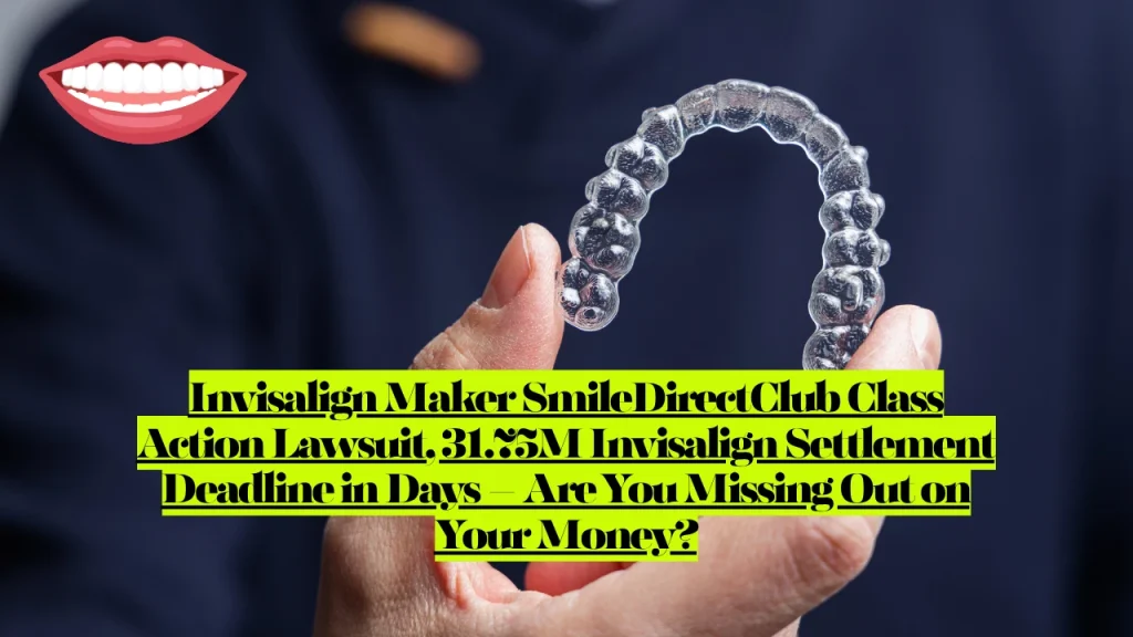 Invisalign Maker SmileDirectClub Class Action Lawsuit, 31.75M Invisalign Settlement Deadline in Days – Are You Missing Out on Your Money?