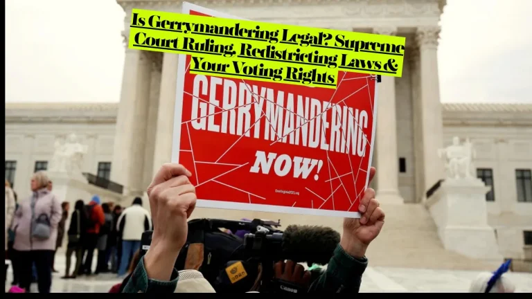 Is Gerrymandering Legal? Supreme Court Ruling, Redistricting Laws & Your Voting Rights