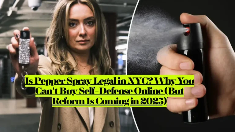 Is Pepper Spray Legal in NYC? Why You Can't Buy Self-Defense Online (But Reform Is Coming in 2025)
