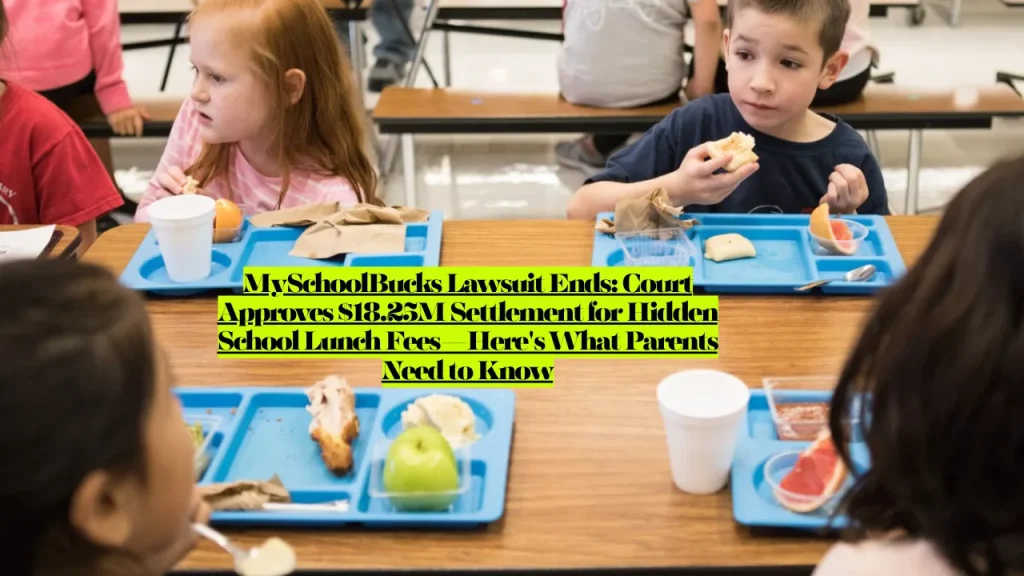 MySchoolBucks Lawsuit Ends, Court Approves $18.25M Settlement for Hidden School Lunch Fees, Here's What Parents Need to Know