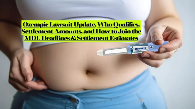 Ozempic Lawsuit Update, Who Qualifies, Settlement Amounts, and How to Join the MDL Deadlines & Settlement Estimates