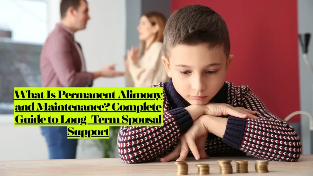 What Is Permanent Alimony and Maintenance? Complete Guide to Long-Term Spousal Support