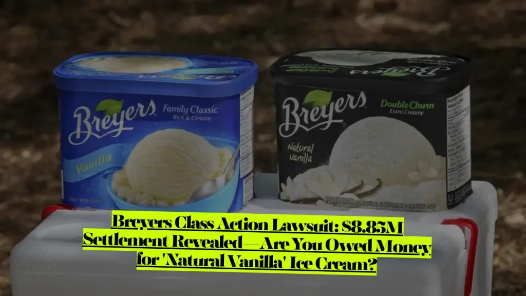 Breyers Class Action Lawsuit, $8.85M Settlement Revealed—Are You Owed Money for 'Natural Vanilla' Ice Cream?