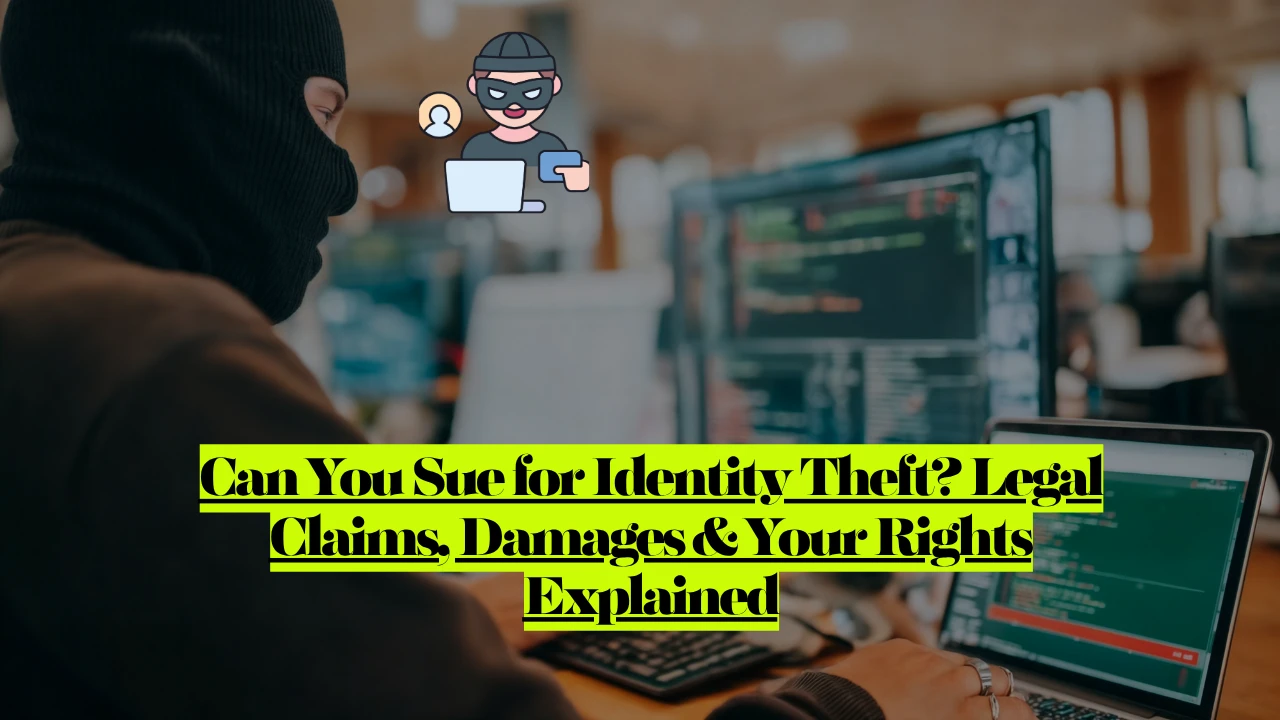 Can You Sue For Identity Theft? Legal Claims, Damages & Your Rights