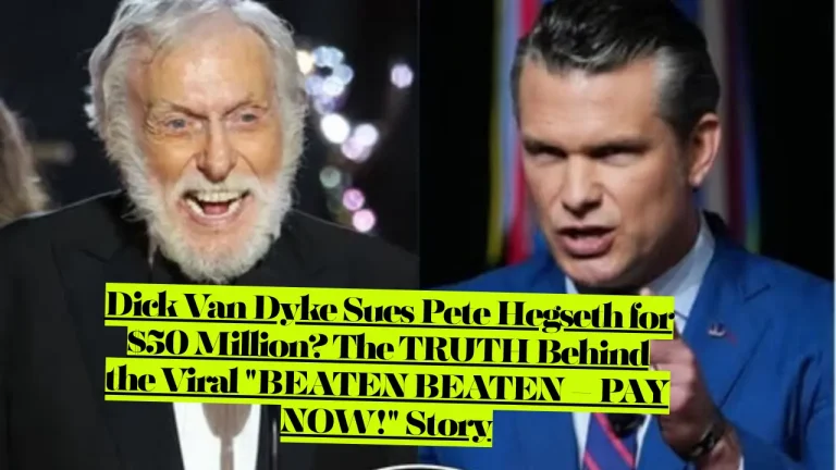 Dick Van Dyke Sues Pete Hegseth for $50 Million? The TRUTH Behind the Viral "BEATEN BEATEN – PAY NOW!" Story 6 Dick Van Dyke Sues Pete Hegseth for $50 Million? The TRUTH Behind the Viral "BEATEN BEATEN – PAY NOW!" Story