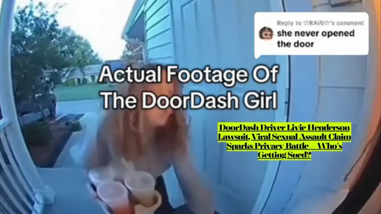DoorDash Driver Livie Henderson Lawsuit, Viral Sexual Assault Claim Sparks Privacy Battle—Who's Getting Sued?