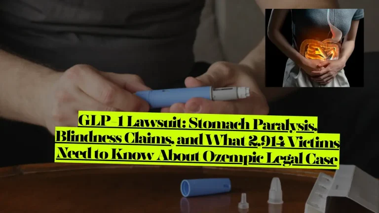 GLP-1 Lawsuit, Stomach Paralysis, Blindness Claims, and What 2,914 Victims Need to Know About Ozempic Legal Case