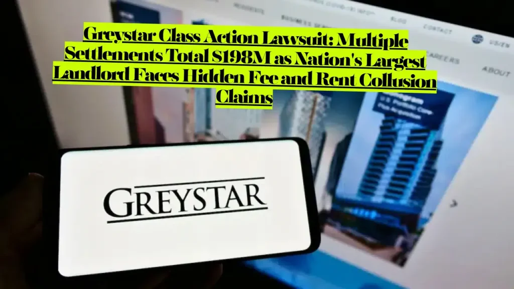 Greystar Class Action Lawsuit, Multiple Settlements Total $198M as Nation's Largest Landlord Faces Hidden Fee and Rent Collusion Claims