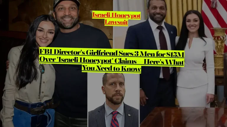 Israeli Honeypot Lawsuit, FBI Director's Girlfriend Alexis Wilkins Sues 3 Men for $15M Over 'Israeli Honeypot' Claims 4 Israeli Honeypot Lawsuit, FBI Director's Girlfriend Alexis Wilkins Sues 3 Men for $15M Over 'Israeli Honeypot' Claims
