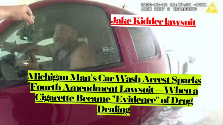 Jake Kidder lawsuit, Michigan Man's Car Wash Arrest Sparks Fourth Amendment Lawsuit—When a Cigarette Became "Evidence" of Drug Dealing 1 Jake Kidder lawsuit, Michigan Man's Car Wash Arrest Sparks Fourth Amendment Lawsuit—When a Cigarette Became "Evidence" of Drug Dealing