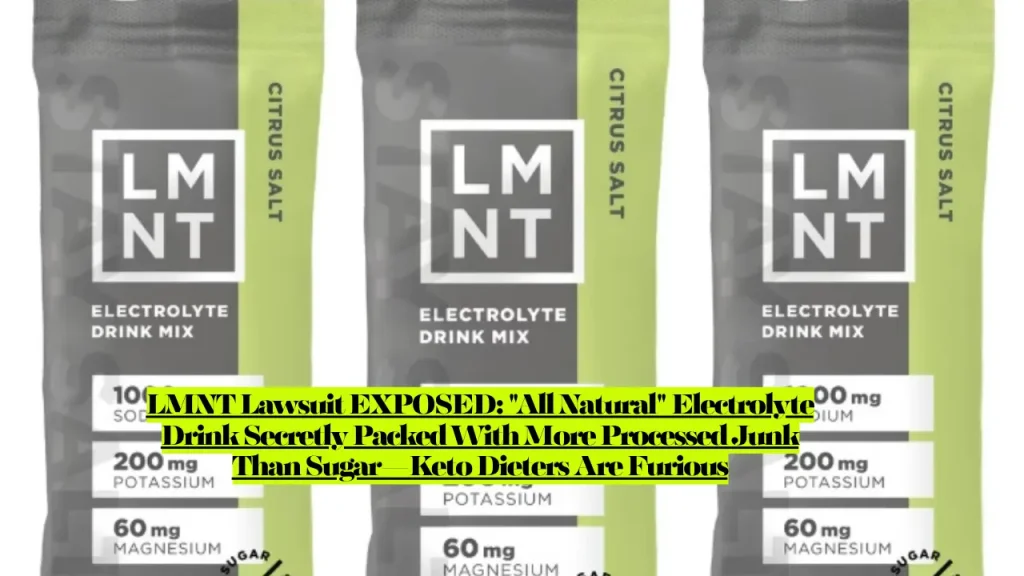 LMNT Lawsuit EXPOSED, "All Natural" Electrolyte Drink Secretly Packed With More Processed Junk Than Sugar—Keto Dieters Are Furious