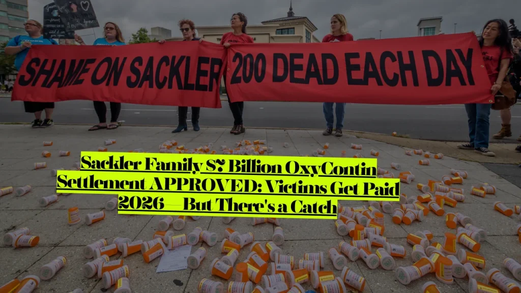 Sackler Family $7 Billion OxyContin Settlement APPROVED, Victims Get Paid 2026—But There's a Catch