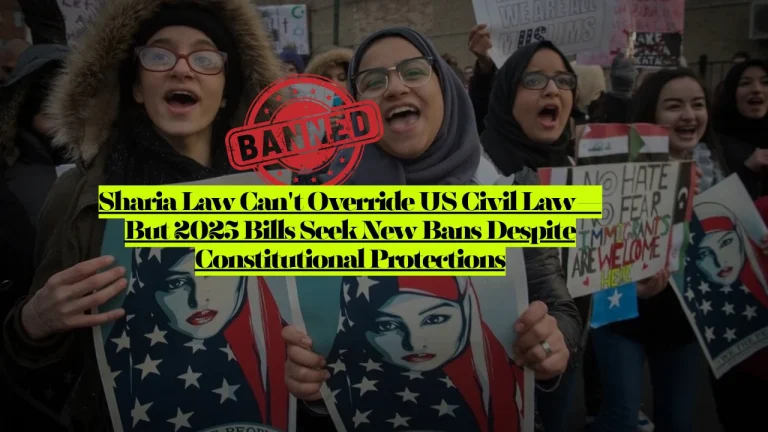 Sharia Law in America, Sharia Law Can't Override US Civil Law—But 2025 Bills Seek New Bans Despite Constitutional Protections 2 Sharia Law in America, Sharia Law Can't Override US Civil Law—But 2025 Bills Seek New Bans Despite Constitutional Protections