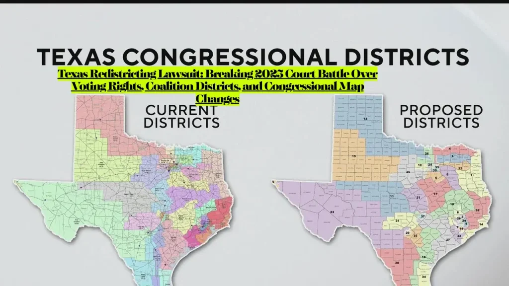 Texas Redistricting Lawsuit, Breaking 2025 Court Battle Over Voting Rights, Coalition Districts, and Congressional Map Changes