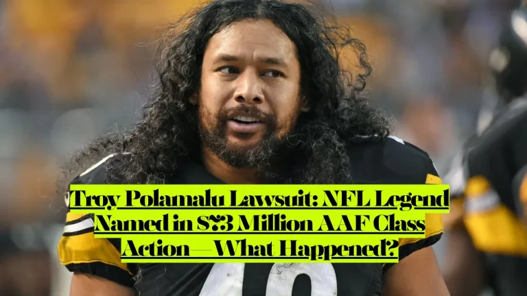Troy Polamalu Lawsuit, NFL Legend Named in $73 Million AAF Class Action—What Happened?