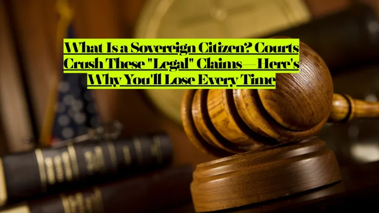 What Is a Sovereign Citizen? Courts Crush These "Legal" Claims—Here's Why You'll Lose Every Time 3 What Is a Sovereign Citizen? Courts Crush These "Legal" Claims—Here's Why You'll Lose Every Time